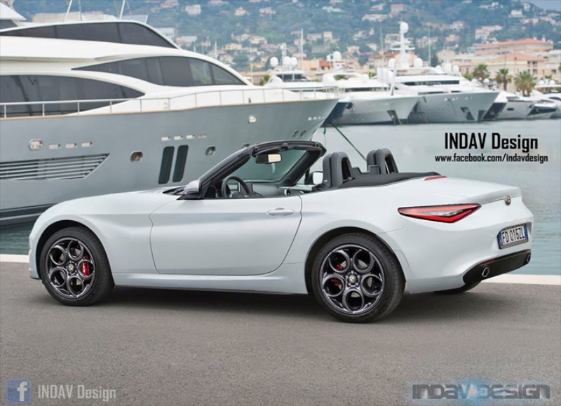 Έτσι θα είναι η Alfa Romeo Giulia Spider;