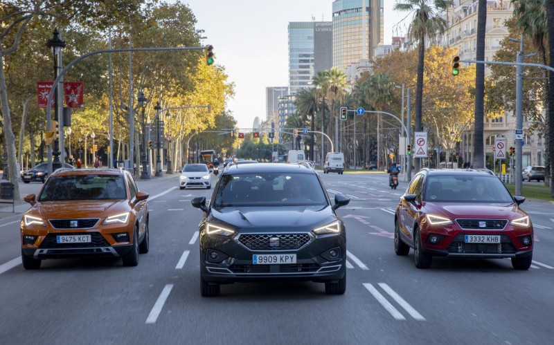 Τα τρία SUV της Seat μαζί στο δρόμο (vid)