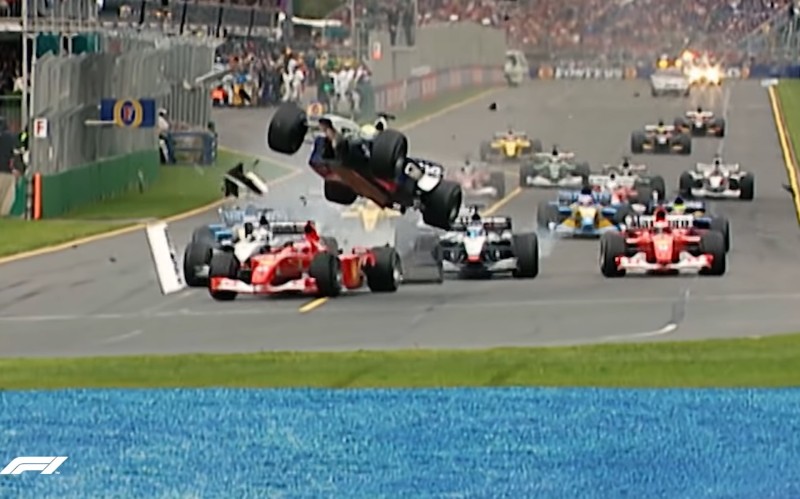 Formula 1: Τα 10 πιο συγκλονιστικά ατυχήματα σε εναρκτήριο γύρο στην ιστορία (video)