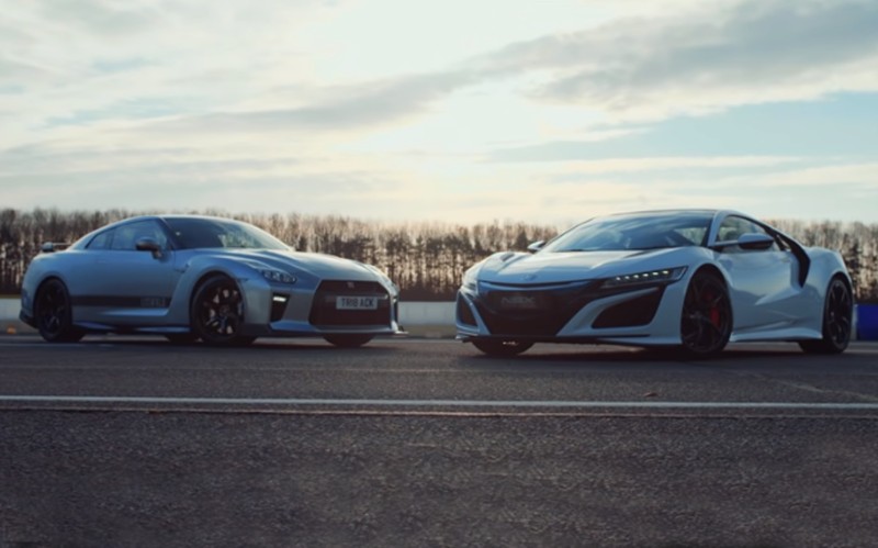 Ένα Honda NSX δοκιμάζει την τύχη του (video)