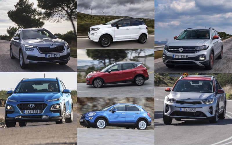 Δοκιμή 7 μικρά SUV με turbo στα 1.000 cc