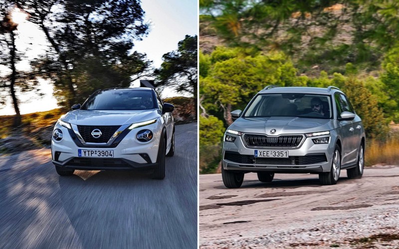 Video Δοκιμή: Nissan Juke ή Skoda Kamiq;