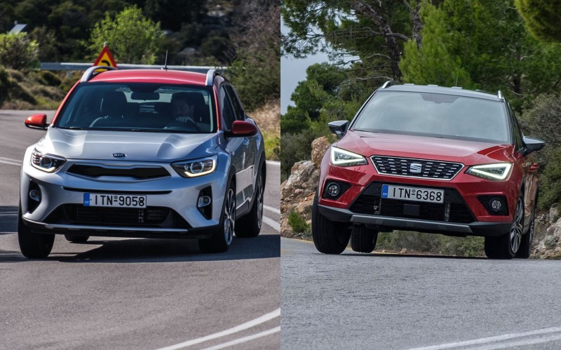 Δοκιμή: Kia Stonic 1.0 T-GDI ή SEAT Arona 1.0 TSI;