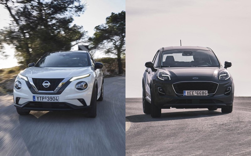 Δοκιμή: Ford Puma ή Nissan Juke;