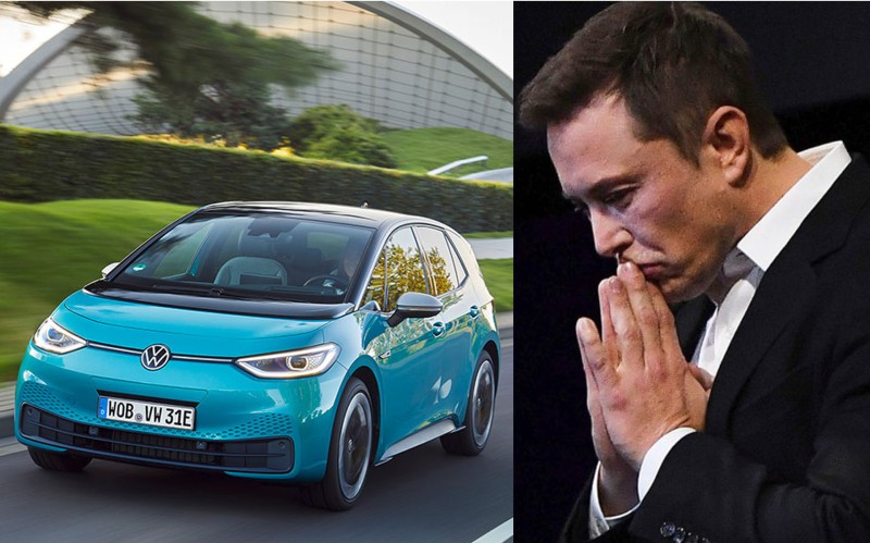 Τι λόγο είχε ο Elon Musk να οδηγήσει το ανταγωνιστικό Volkswagen ID.3;