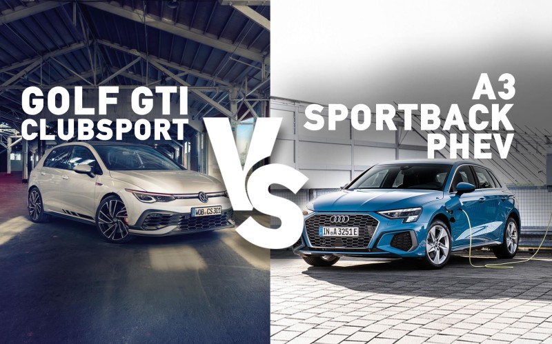 Golf GTI Clubsport ή A3 Sportback PHEV: Τι θα αγόραζες με τα ίδια χρήματα;