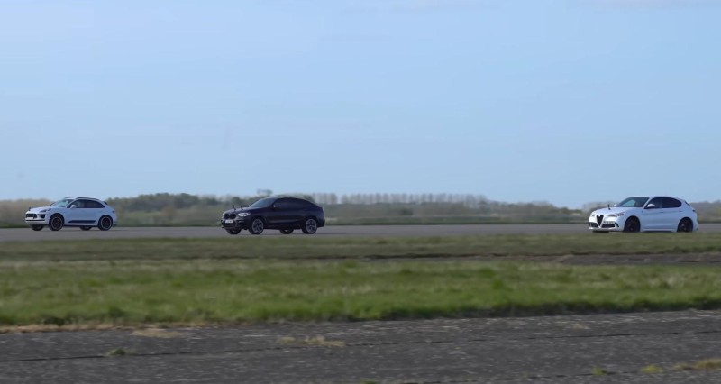 Ποιο SUV ήταν ταχύτερο; Η Alfa Romeo Stelvio QV, η BMW X4 M ή η Porsche Macan Turbo;