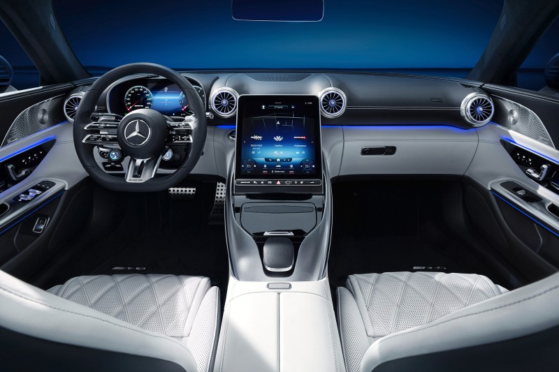 Δες το εσωτερικό της νέας Mercedes-AMG SL λίγες μέρες πριν το την επίσημη παρουσίαση