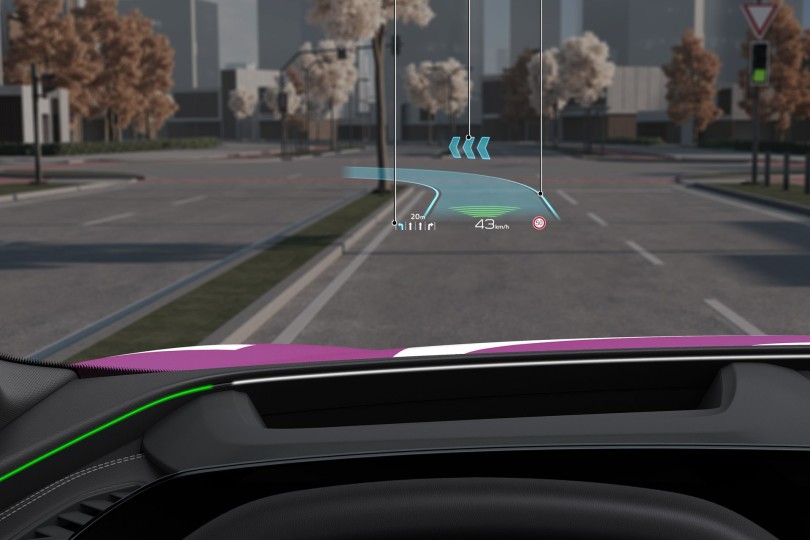 Audi Q6 e-tron HUD