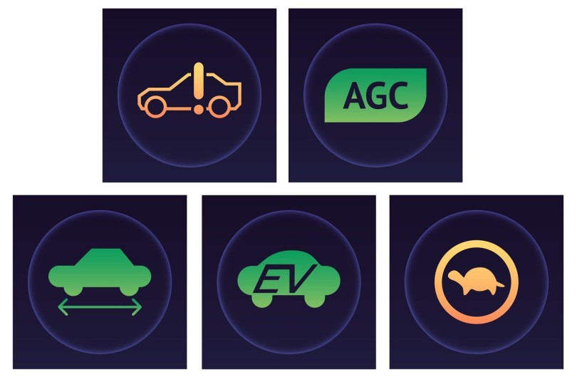 EV warning lights