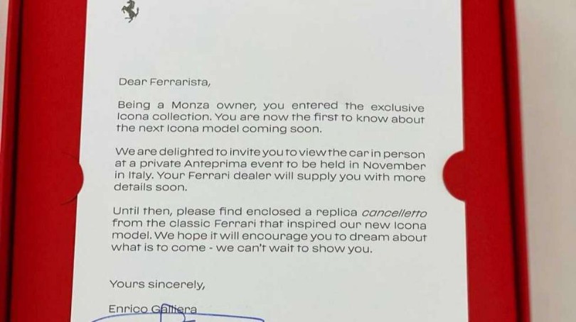 ferrari invite