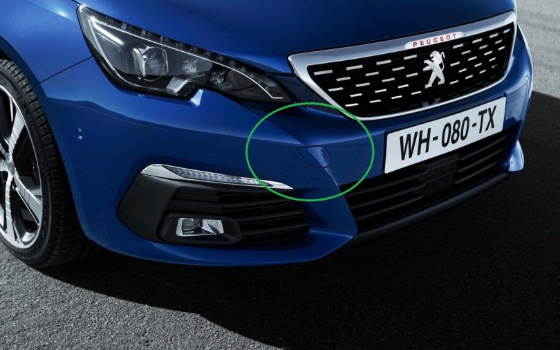 Tow hook cover