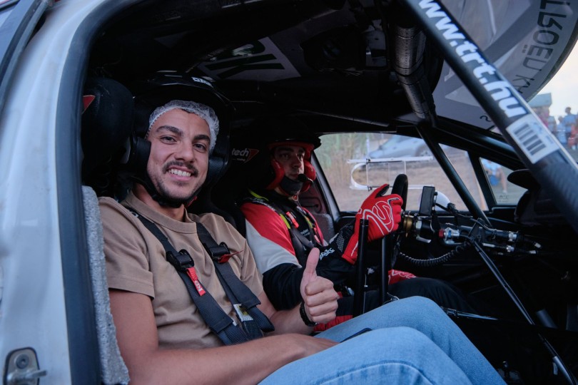 in car