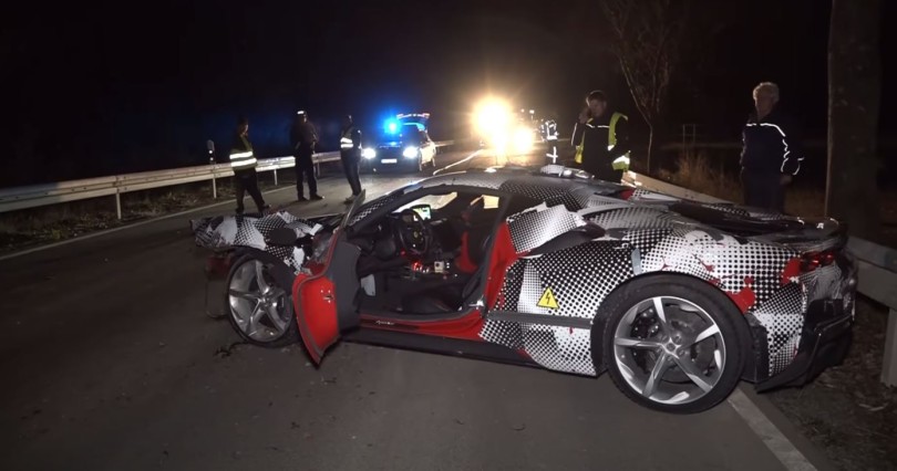 ferrari sf90 crash2
