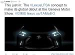 Teaser από το Lexus LF-SA concept