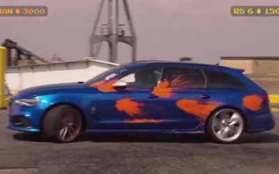 Audi RS6: Man vs Machine