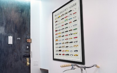 Αφίσα με τα αυτοκίνητα από τις ταινίες