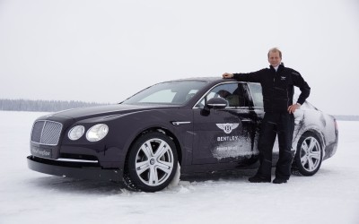 Bentley on ice