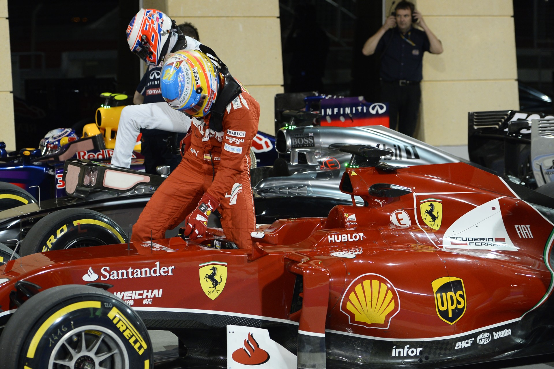 Ολιγόλεπτη συνάντηση Montezemolo και Alonso