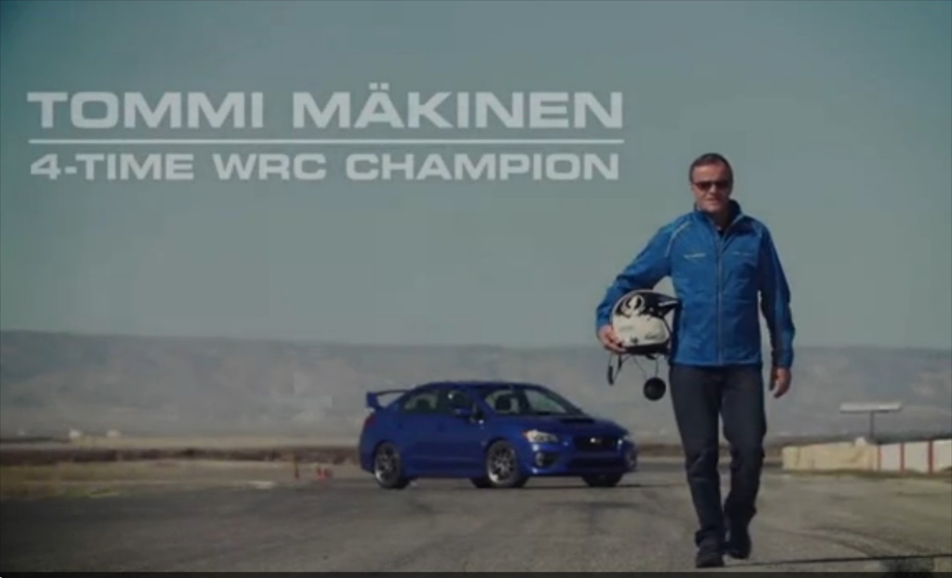 Ο Tommi Makinen δοκιμάζει το νέο Subaru WRX STI