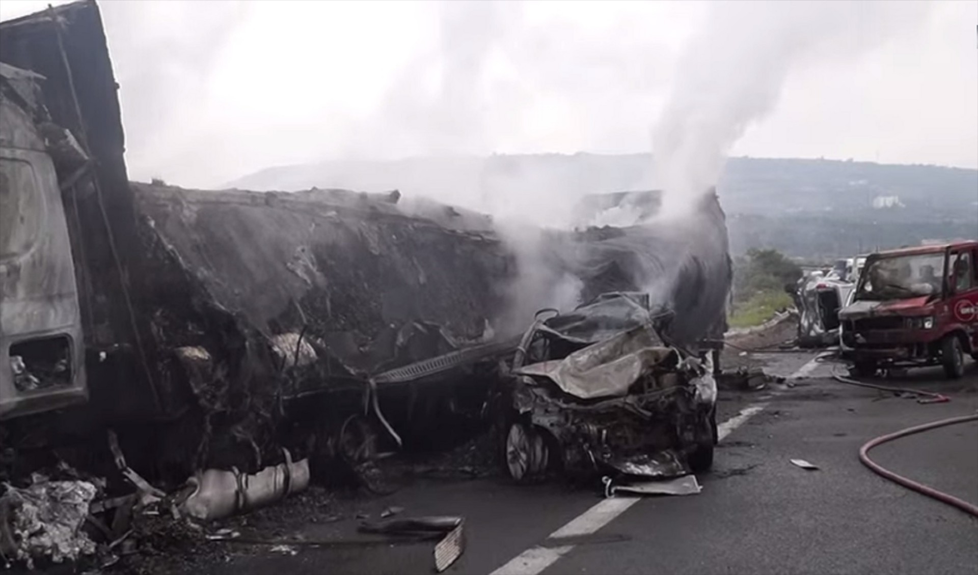 Καραμπόλα με 5 νεκρούς στην Εγνατία