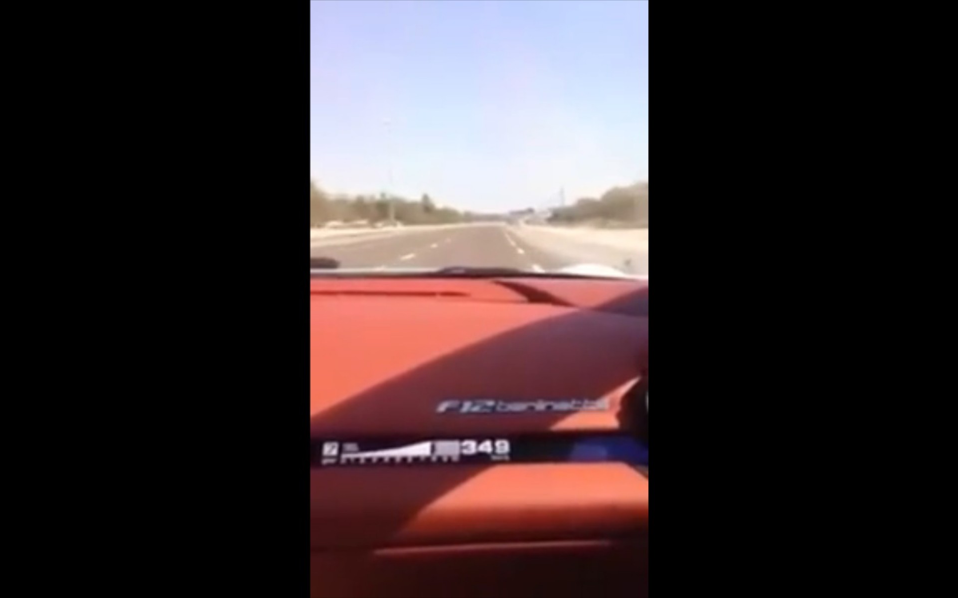 Video: Ferrari F12 έπιασε 350km/h στο δημόσιο δρόμο