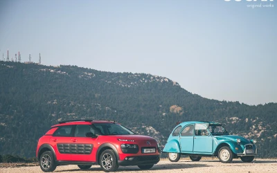 Ένα 2CV στον δρόμο του Cactus