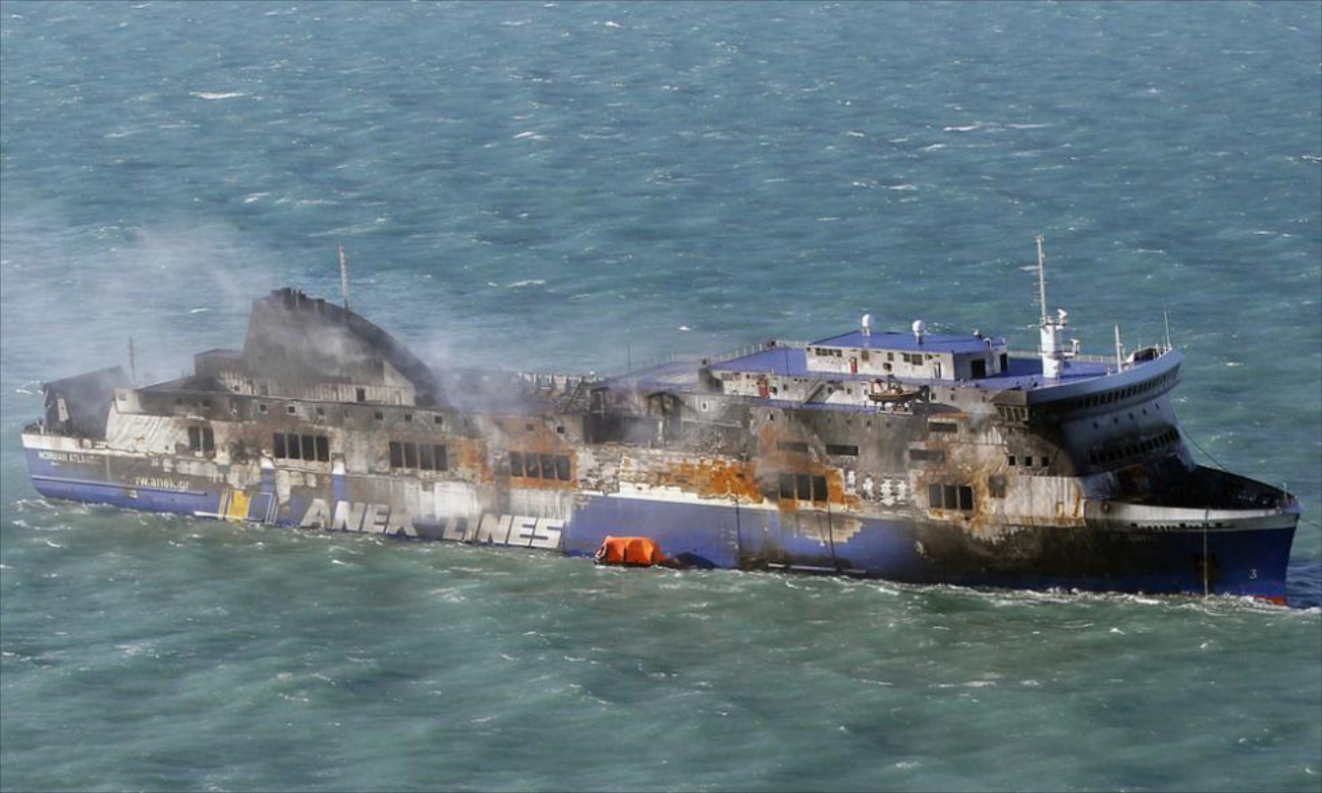 VIDEO: Εικόνες φρίκης στα γκαράζ του Norman Atlantic