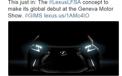 Teaser από το Lexus LF-SA concept