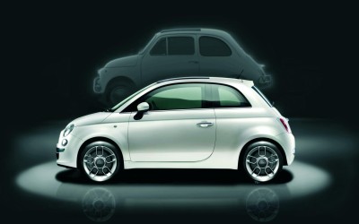 Φρεσκαρισμένο Fiat 500 στις 4 Ιουλίου
