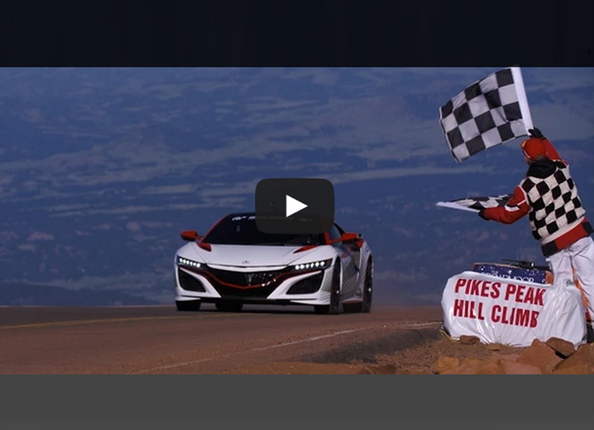Ανεβαίνοντας το Pikes Peak με Acura NSX (VIDEO)