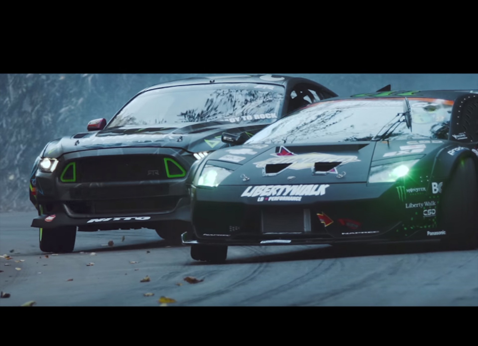 Η απόλυτη μάχη drift: Mustang VS Lambo (Video)
