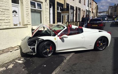 Τρακάρει τη Ferrari στη σημαντικότερη μέρα της ζωής του