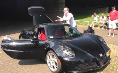 Alfa Romeo 4C που έγινε… ταμπούρλο (video)