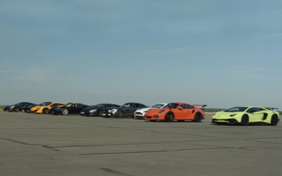 Κόντρα με 9 supercars (video)
