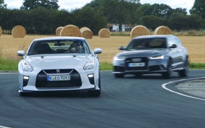 Audi RS6 προκαλεί το νέο Nissan GT-R (video)