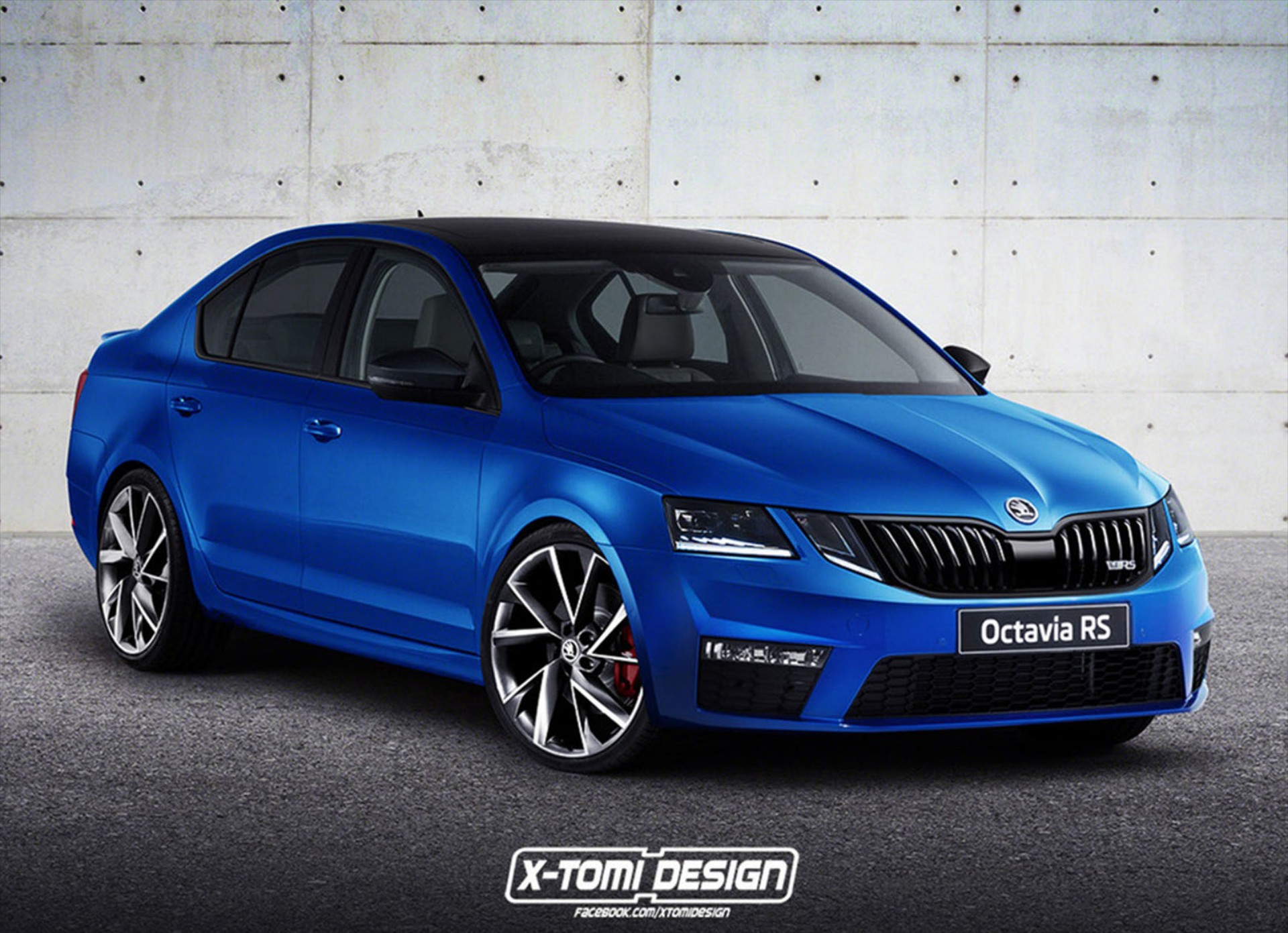 Τέλη 2017 η Skoda Octavia RS facelift