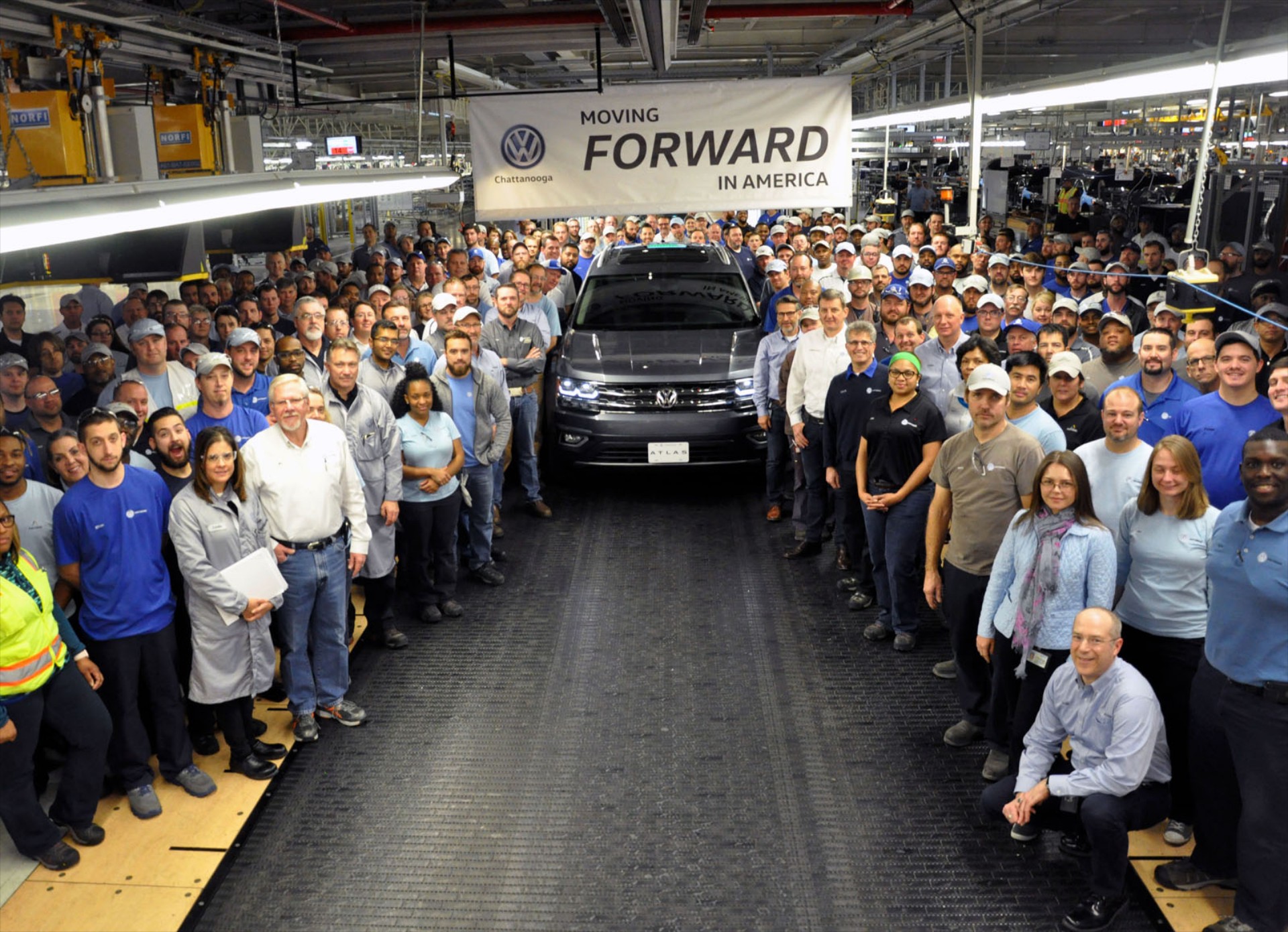 Το Volkswagen Atlas μπήκε στην παραγωγή