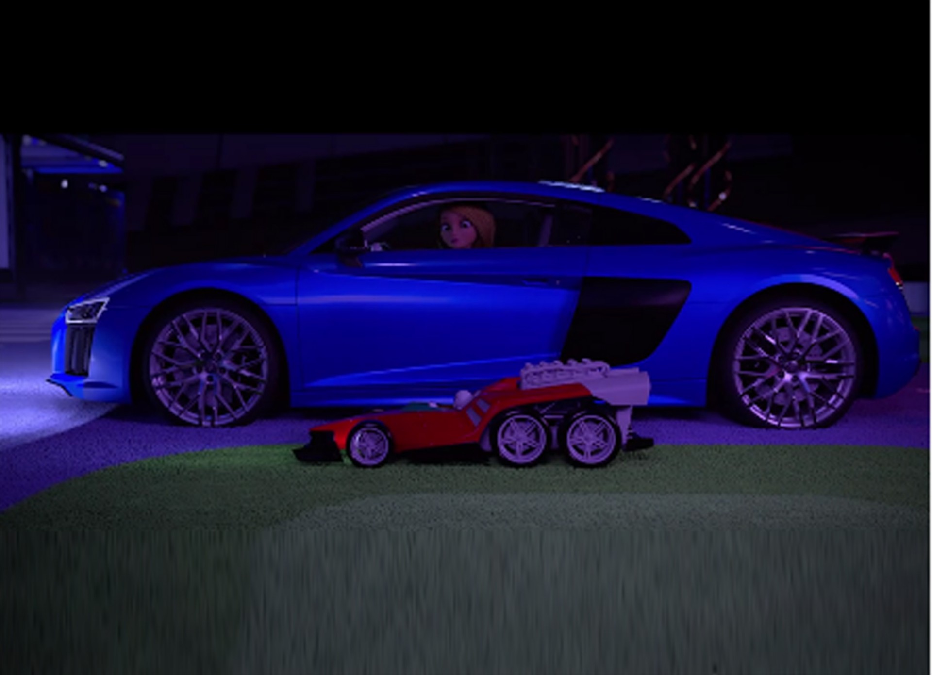 Μια… κούκλα οδηγεί ένα Audi R8 (video)