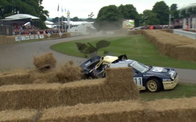 Καταστροφή για ένα RS200 στο Goodwood (vid)