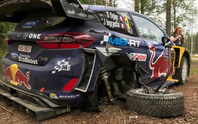 «Μπαμ» ο Ogier στη Φινλανδία (vid)