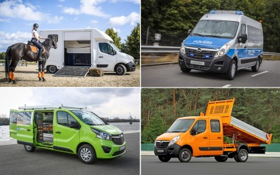 Επαγγελματικά Opel: Τρία οχήματα, εκατοντάδες λύσεις