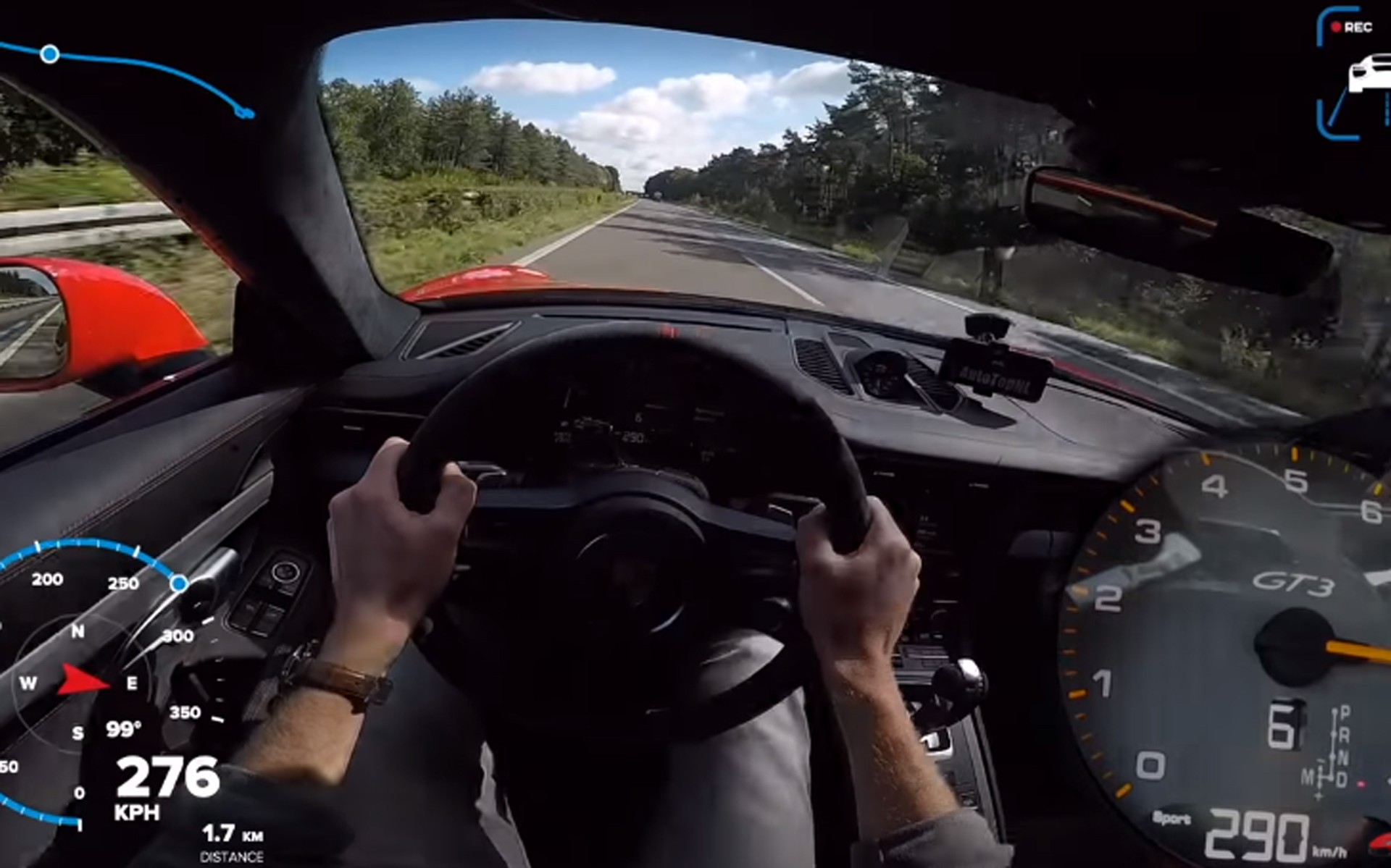 Μια Porsche 911 GT3 πάει… «κομμάτια» (video)