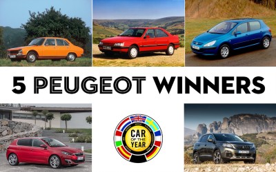 5 Peugeot Νικητές στο Car Of The Year