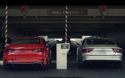 Δύο Audi RS πολεμάνε για μια θέση. Ποιος θα κερδίσει; (vid)