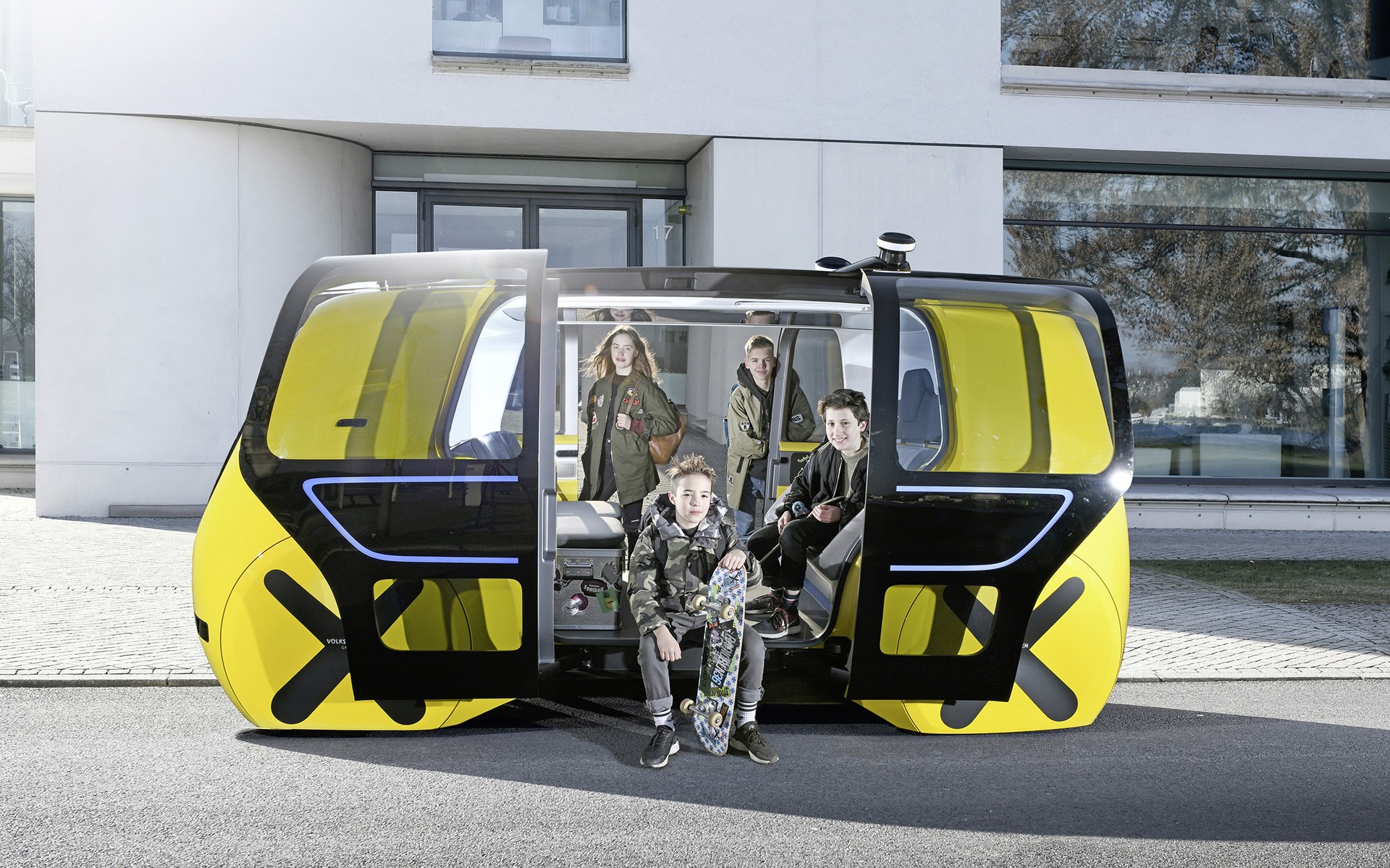 Το αυτόνομο Volkswagen και σχολικό λεωφορείο!