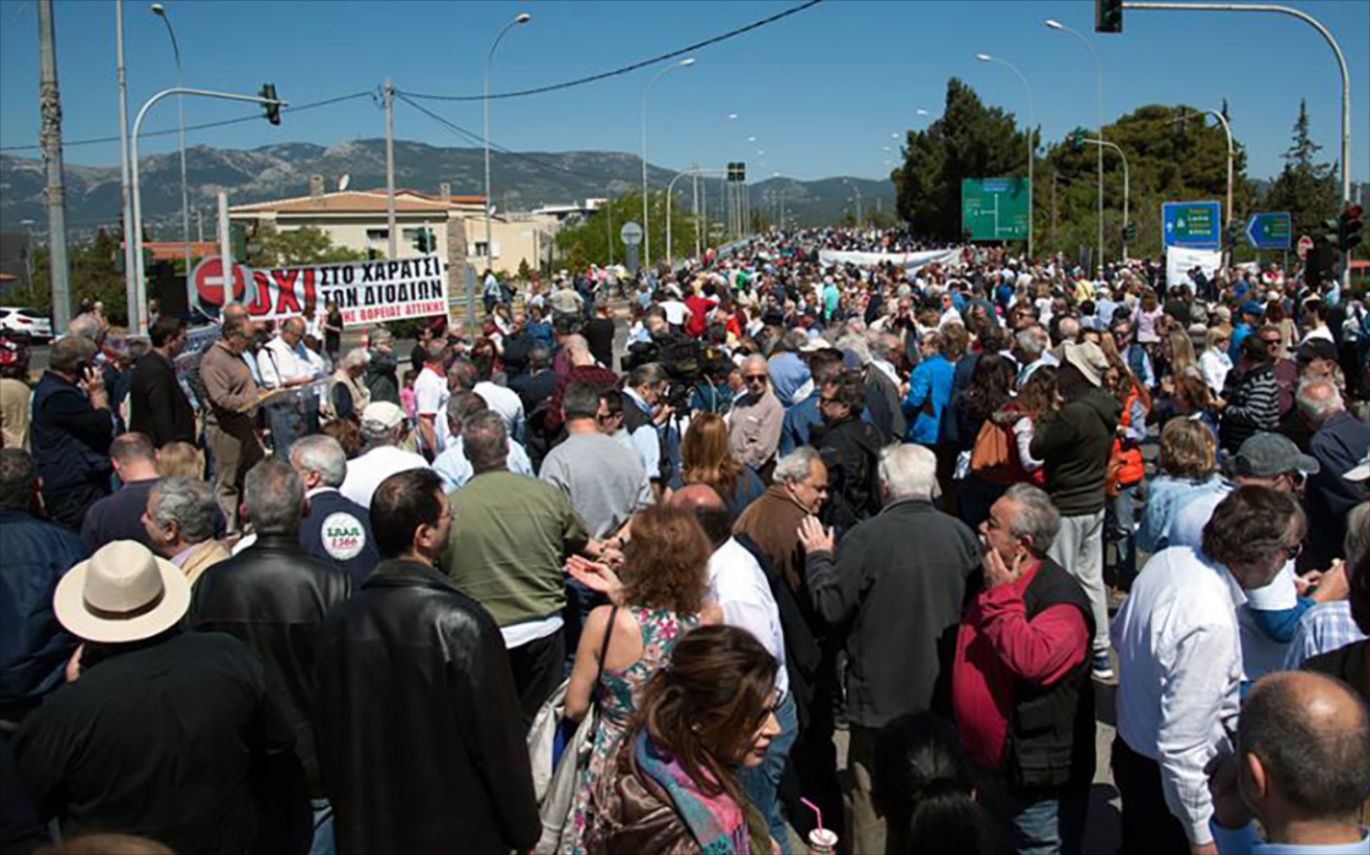 Είπαν «ΟΧΙ» στα διόδια στην Αττική 