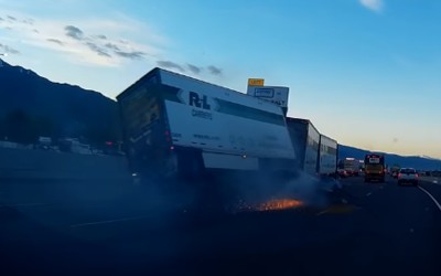 Προσπαθεί να ξεφύγει από την αστυνομία, αλλά την… «πατάει» (vid)