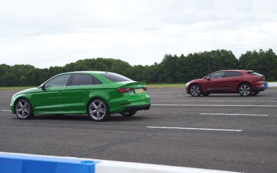 Στοιχήματα: Audi RS3 Sedan VS Jaguar I-Pace (video)