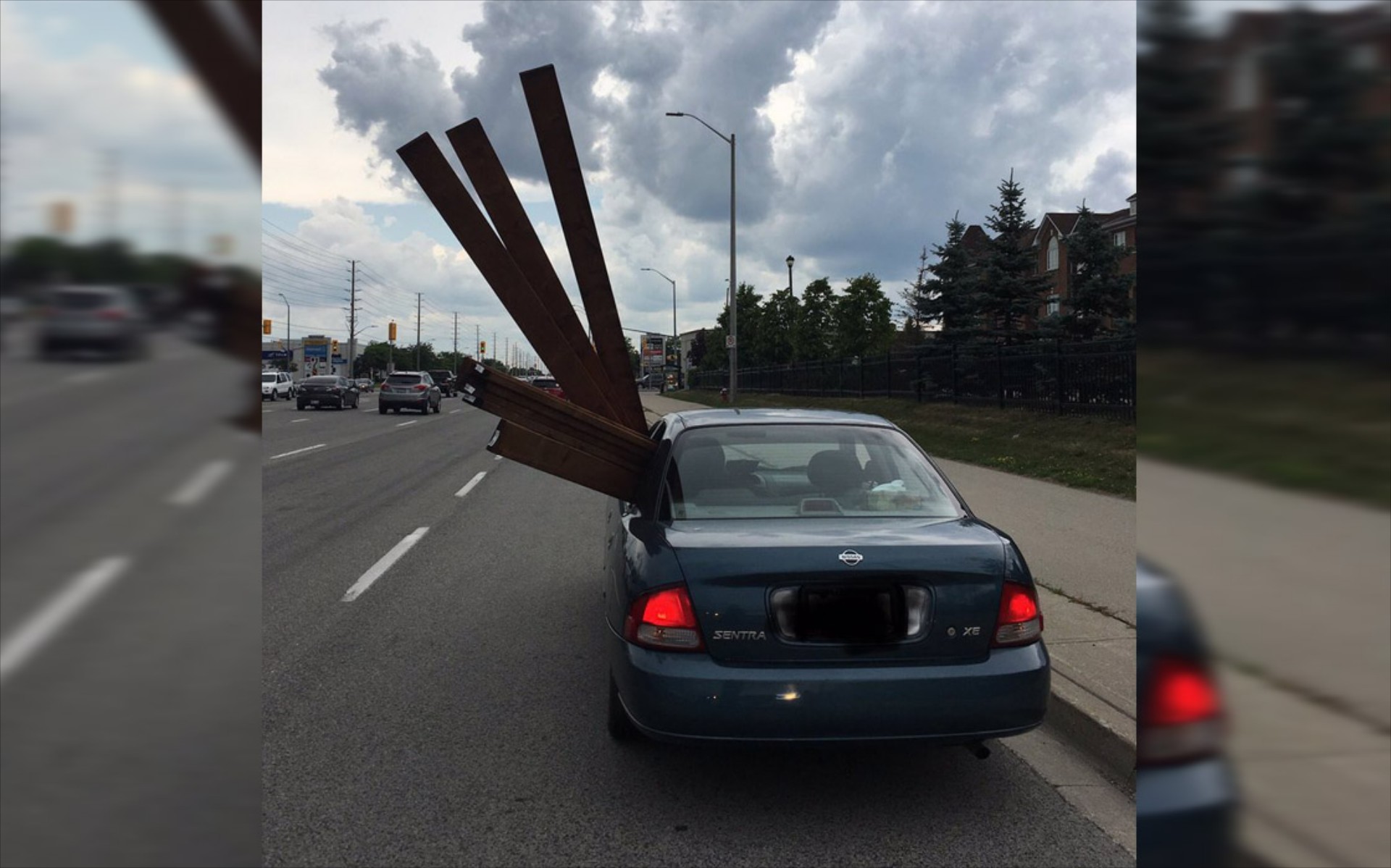 Δημόσιος κίνδυνος: Μετέφερε ξύλα με το αυτοκίνητό του